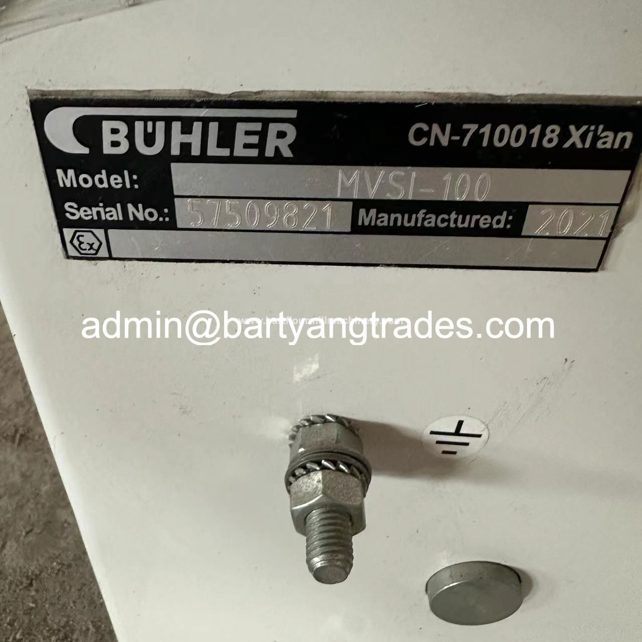Used Buhler Aspiration Channel MVSI-100