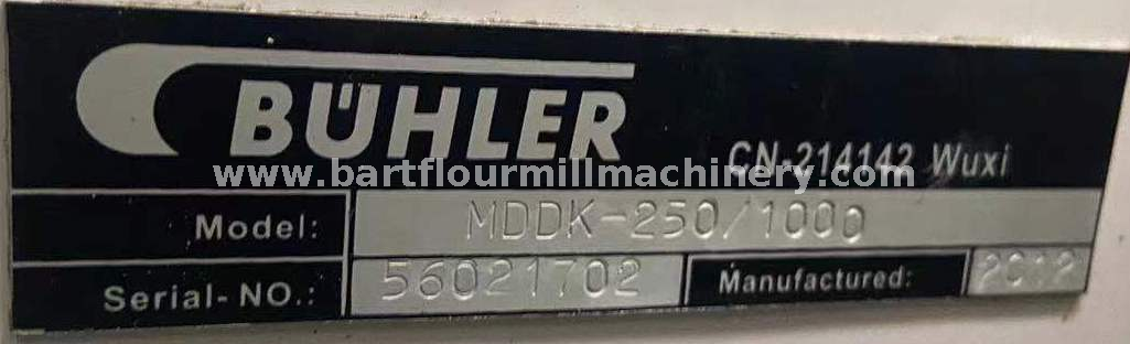 BUHLER MDDK 1250 Roller mill_8387