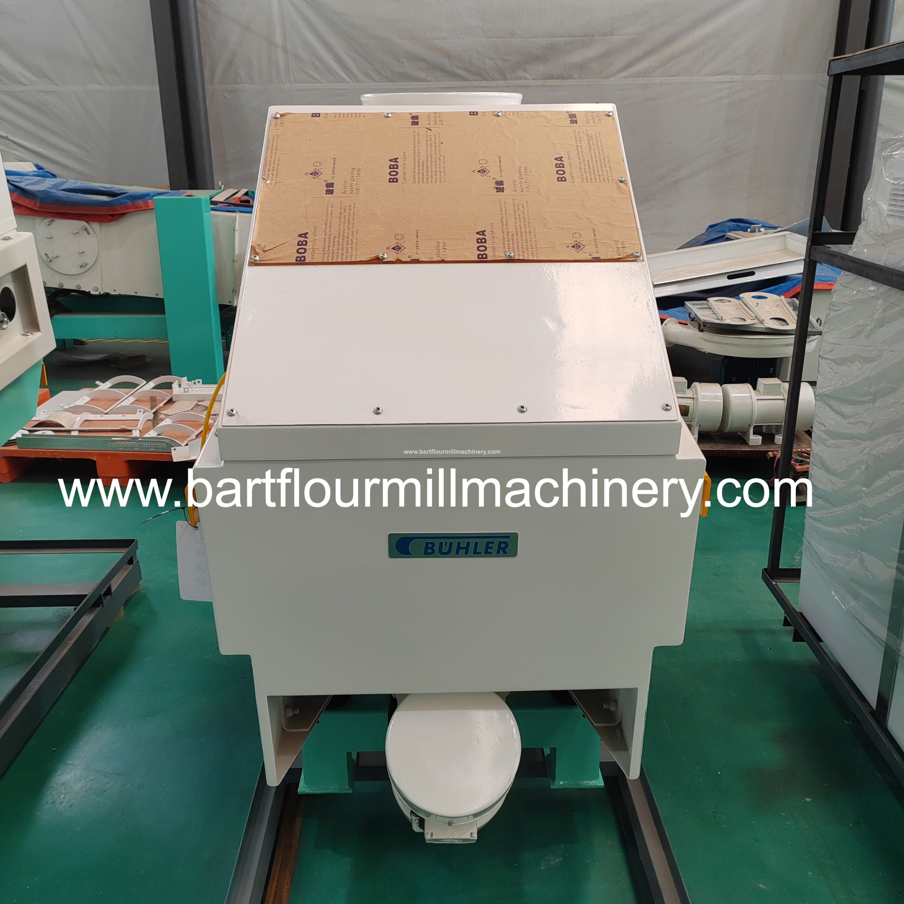 Refurbished Bühler Destoner MTSD120/120 for grain cleaning