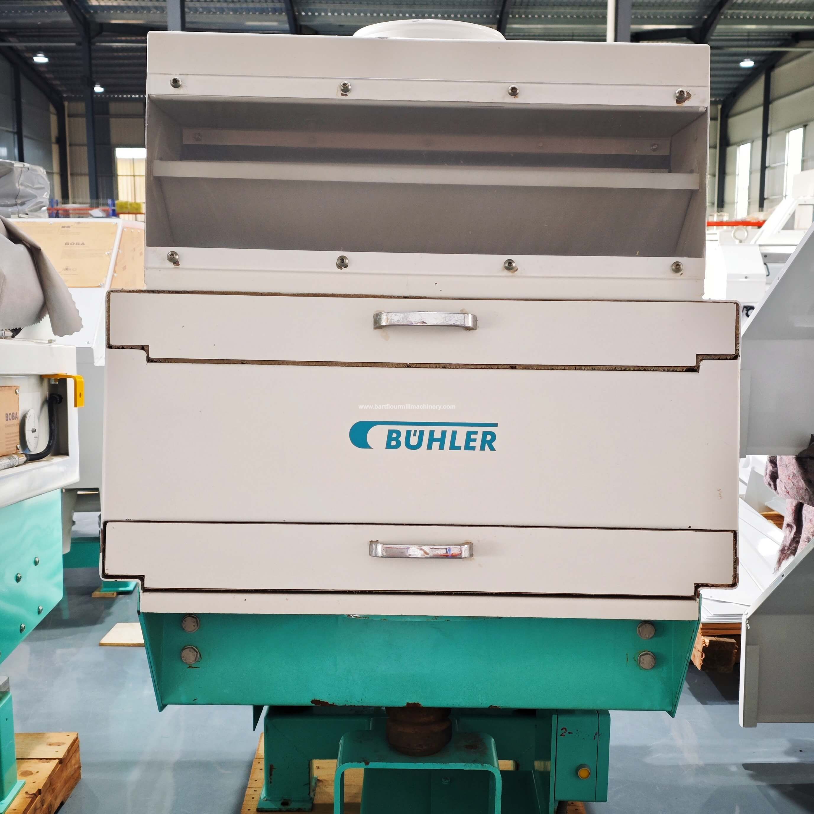 Used Buhler Desoner MTSC-65/120 With Aspiration System