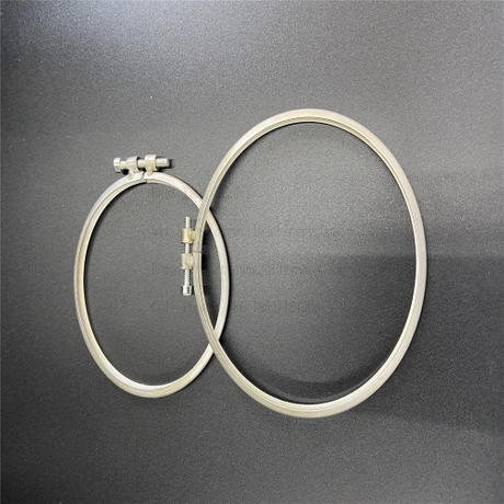 tension rings Pneumatic Pipe Inspection Spout Stainless steel Pipe for Flour Mill
