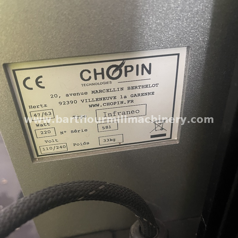 Second-hand inspection and testing equipment for flour mills CHQPIN Infraneo