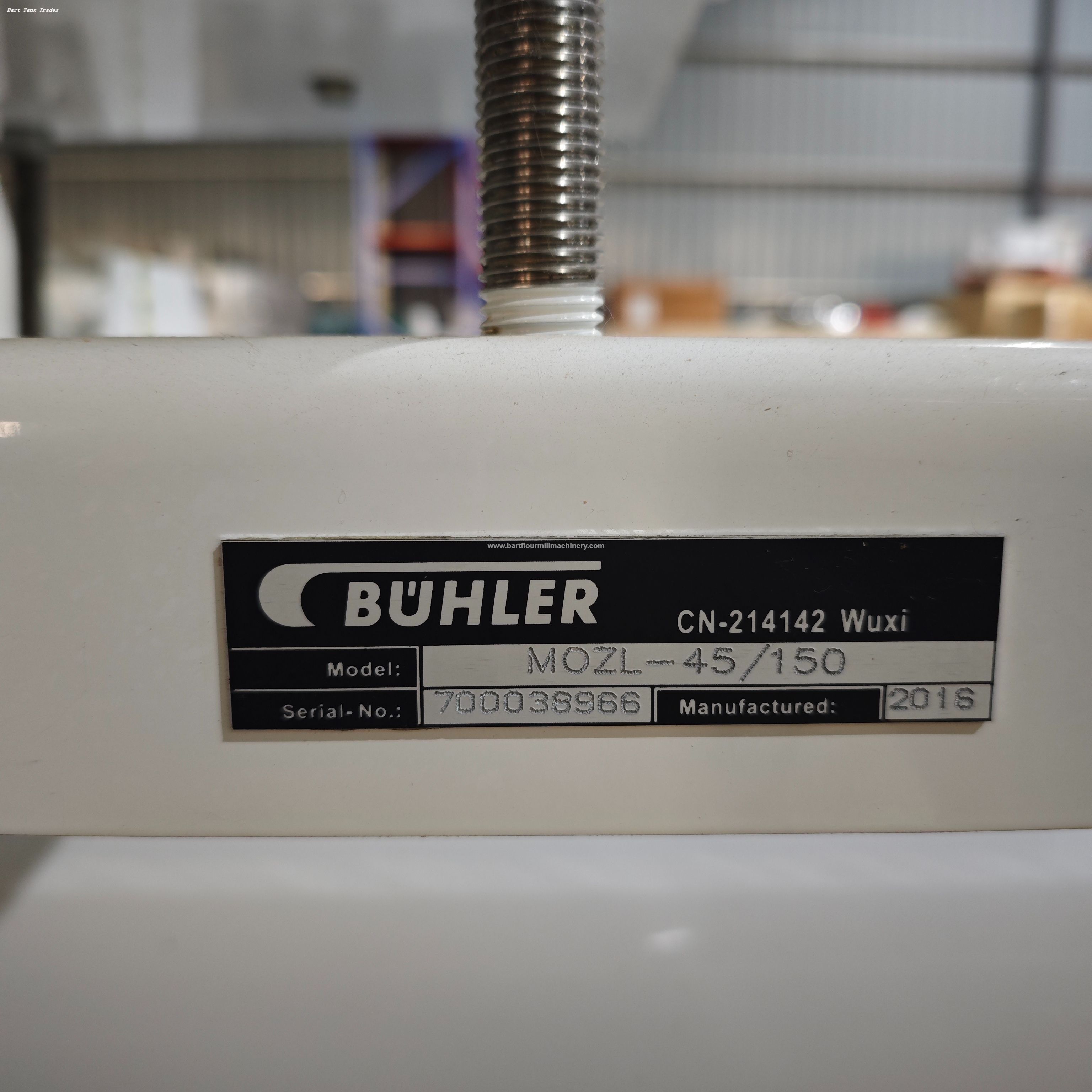 Bühler MOZL‑45/100 Turbolizer Dampener