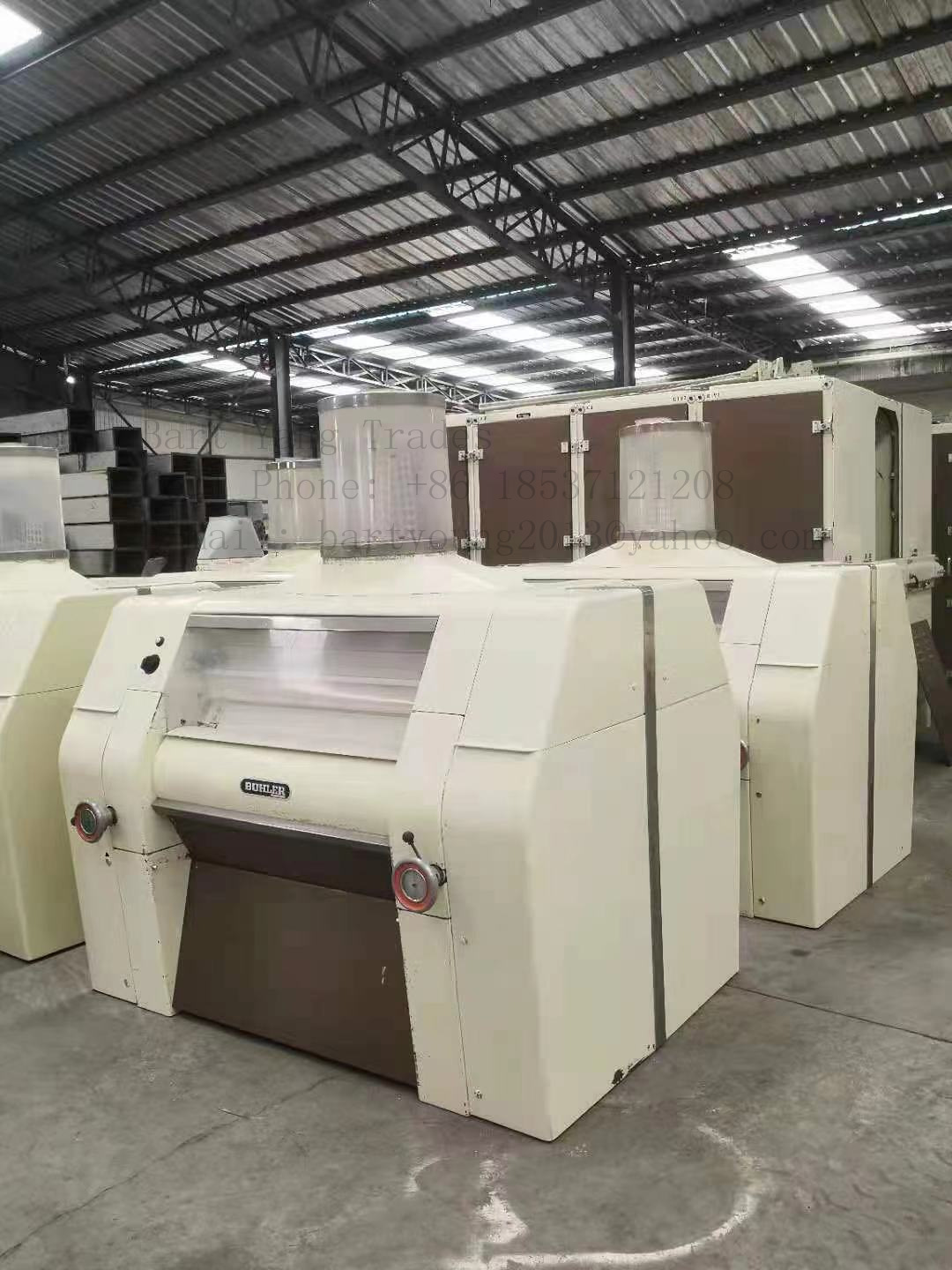 Customers booking Used BUHLER MDDK 250/1000 Roller mills