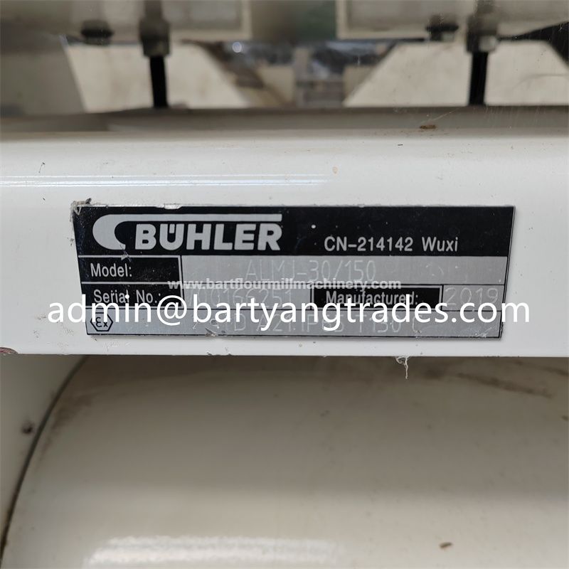 Used Buhler Dampener ALMJ30-150 with capacity 14.4t