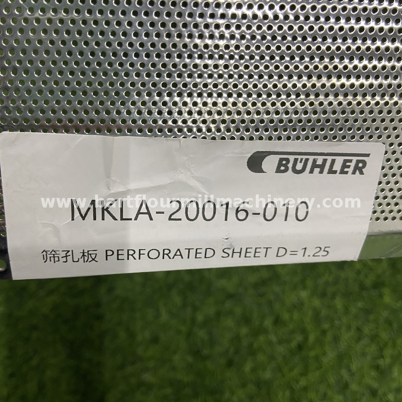 16 Brand new Buhler perforated sheet made of stainless steel used for Buhler bran finisher MKLA