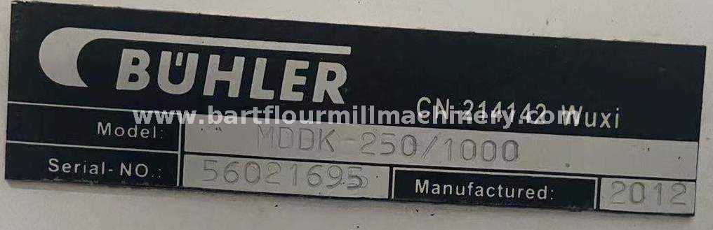 BUHLER MDDK 1250 Roller mill_8396