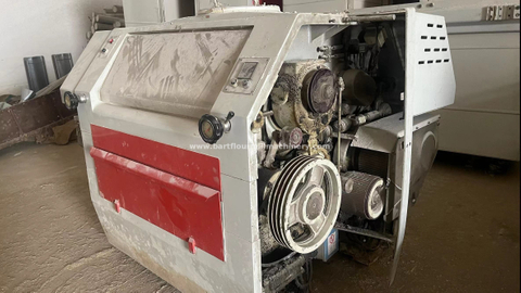 Used flour mill wheat processing machinery Ocrim 1000/250 Roller mill timing belt drive. Made in 2006