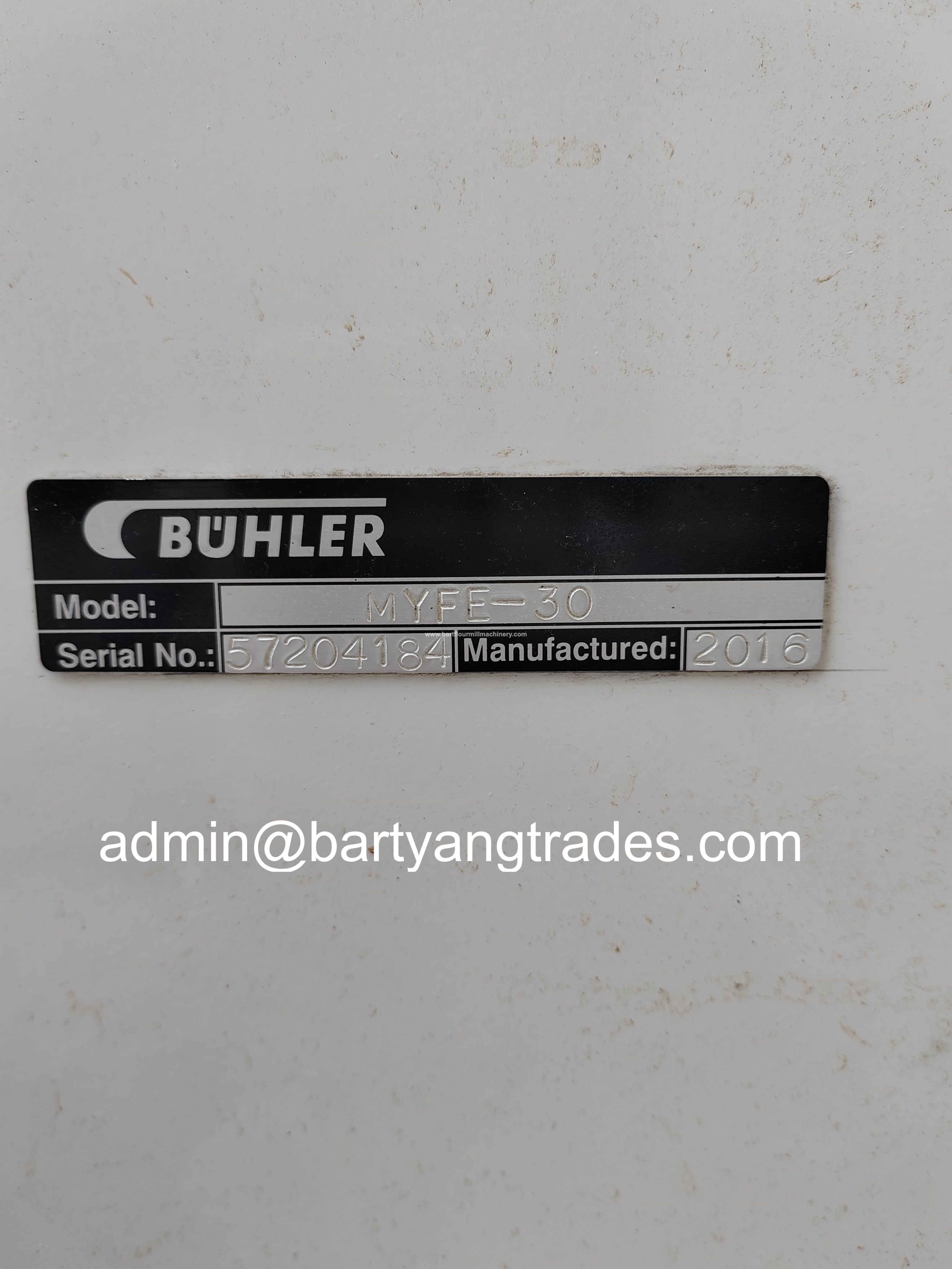 Used Buhler Moisture control MOZH-2250 and MYFE-30