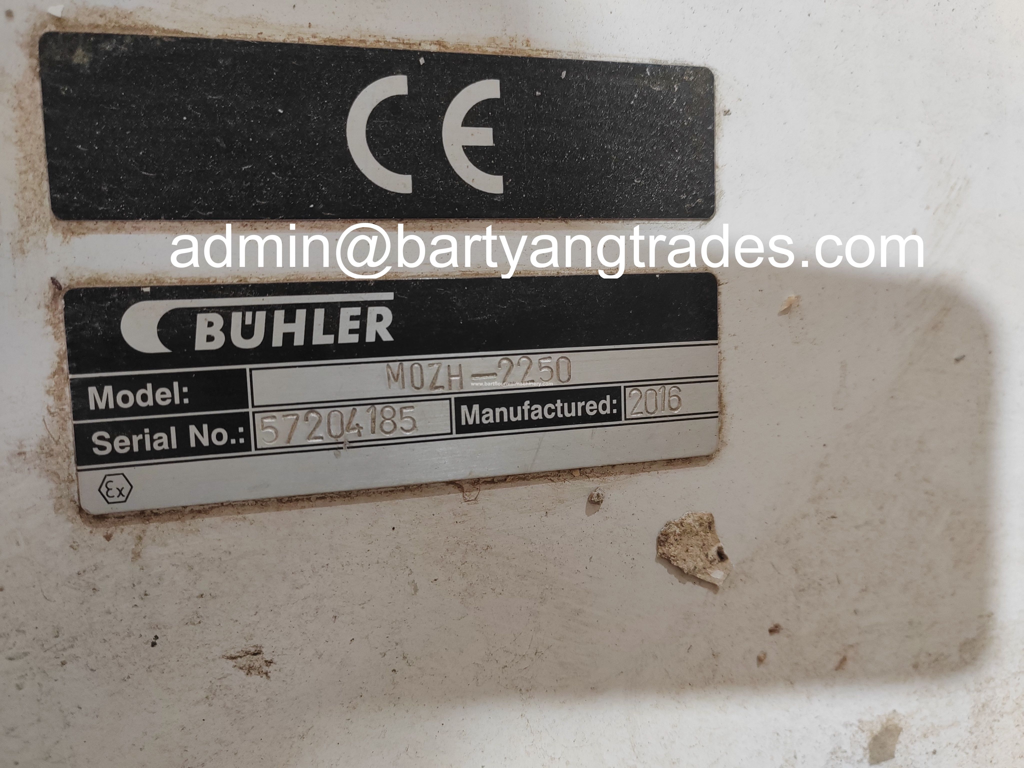 Used Buhler Moisture control MOZH-2250 and MYFE-30
