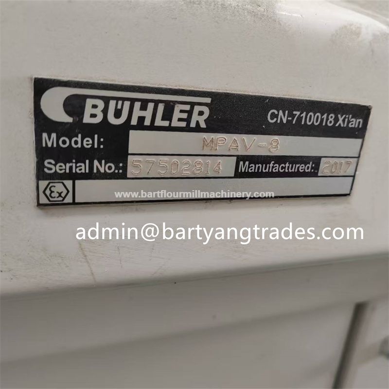 Used Buhler Plansifter MPAV in year 2017 for selling 