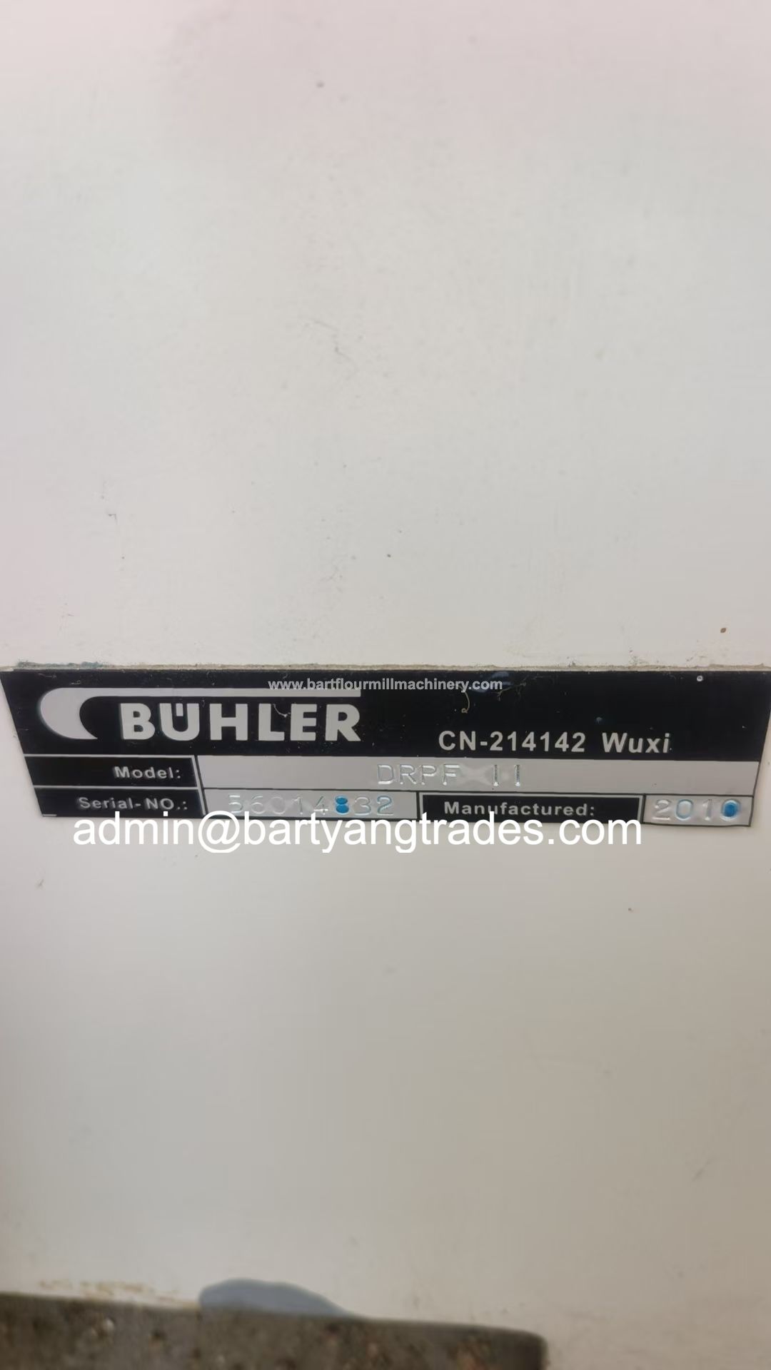 Used Buhler Super Poly Polisher DRPF