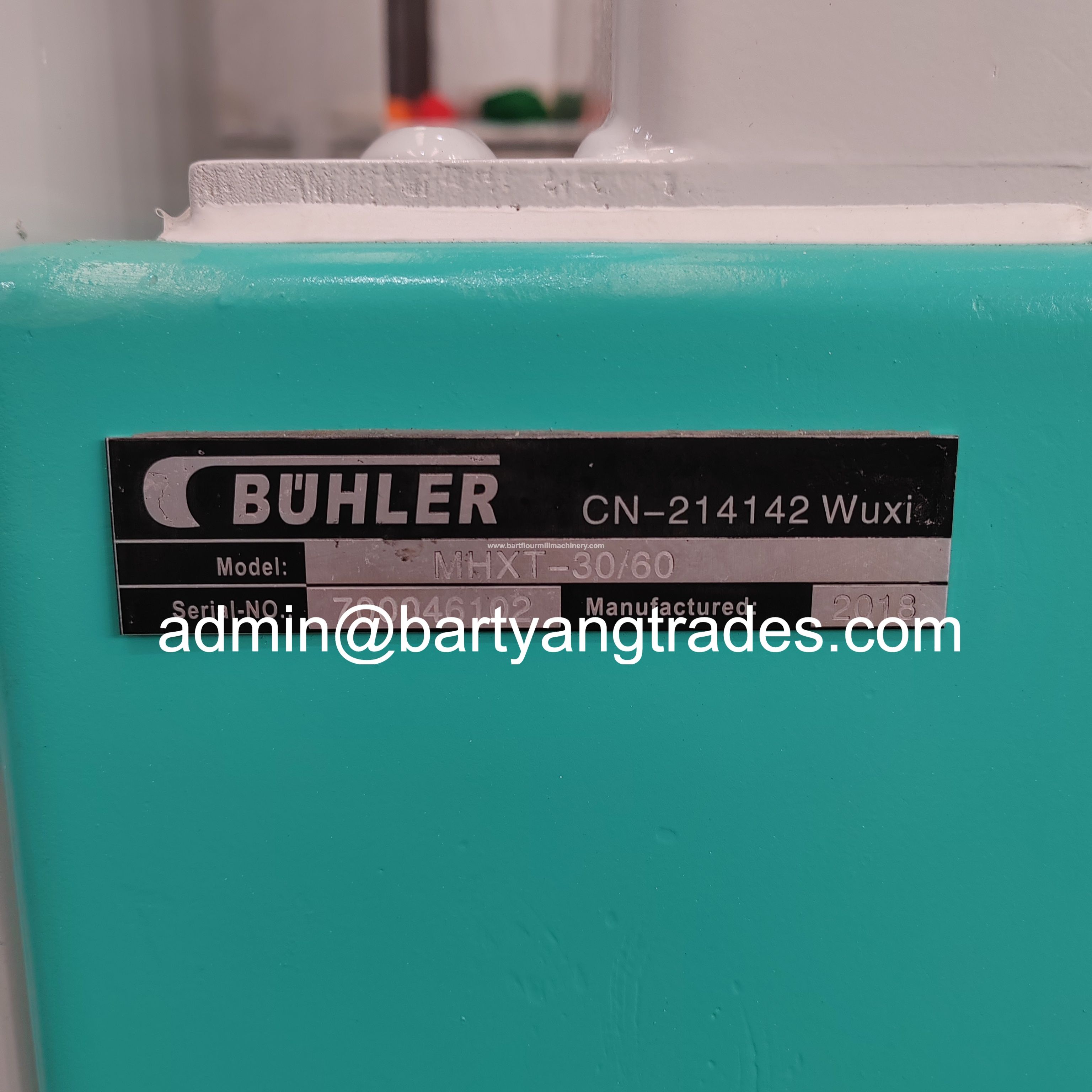 Fully refurbished Bühler MHXT 30/60 scourers