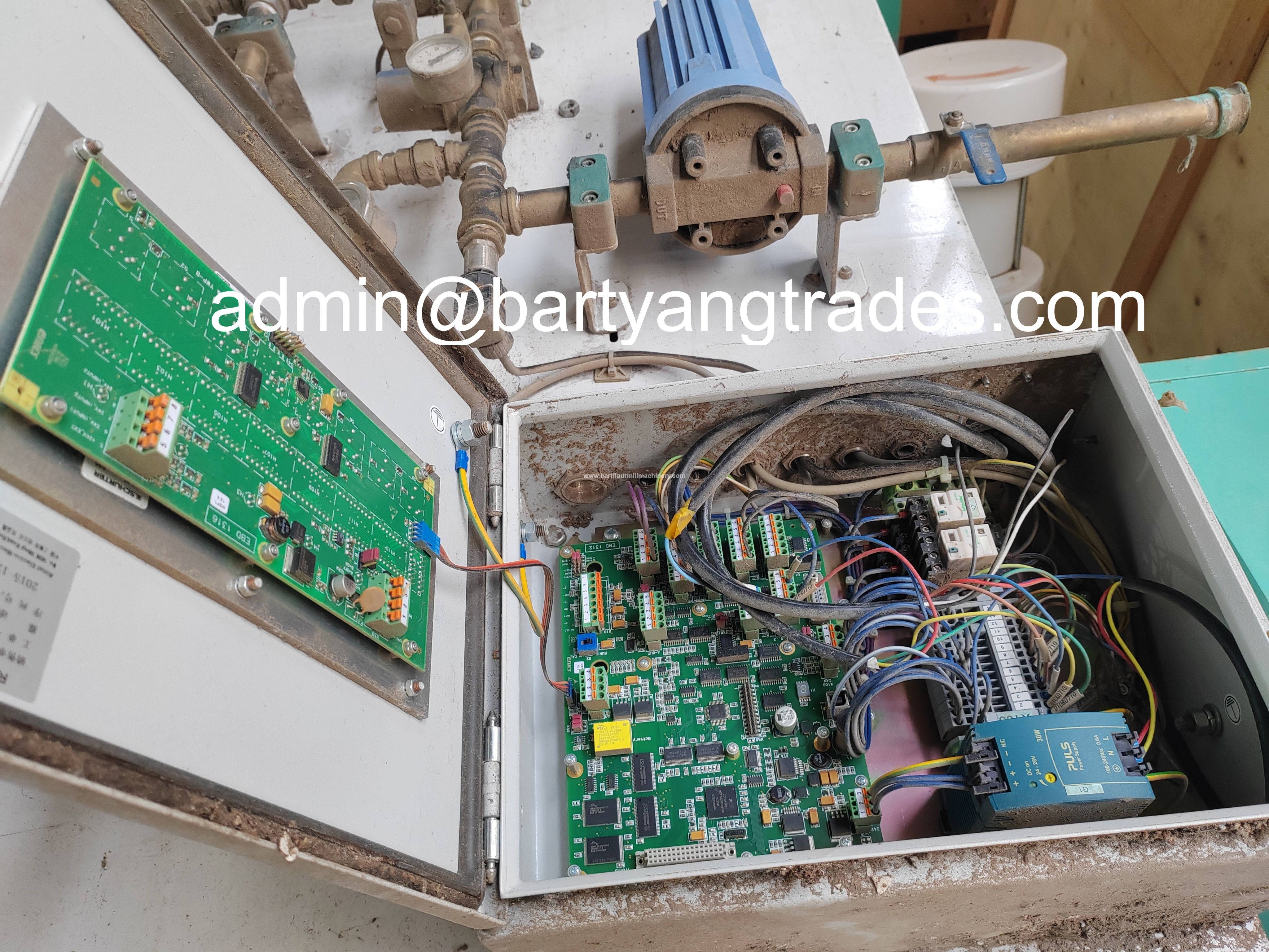 Used Buhler Moisture control MOZH-2250 and MYFE-30
